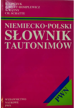 Niemiecko-polski słownik tautonimów