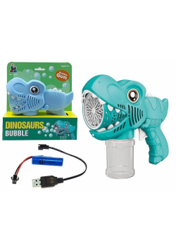 Pistolet do baniek na baterie Dinozaur