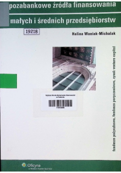 Pozabankowe źródła finasowania małych i średnich przedsiębiorstw