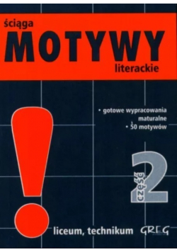 Ściąga Motywy literackie Część 2