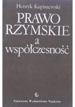 Prawo rzymskie a współczesność
