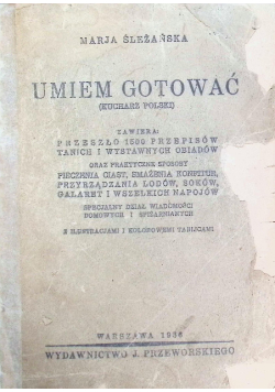 Umiem gotować 1936 r.