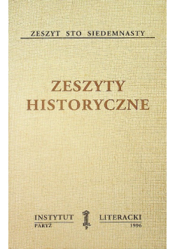 Zeszyty historyczne Zeszyt 117