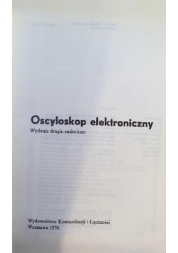 Oscyloskop elektroniczny