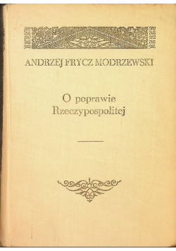 O poprawie Rzeczypospolitej
