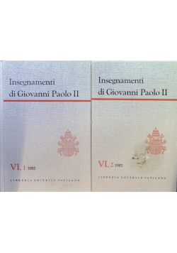 Insegnamenti di Giovanni Paolo II Tom VI Część 1 i 2