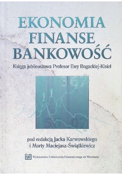 Ekonomia Finanse Bankowość