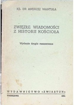 Zwięzłe wiadomości z historii Kościoła