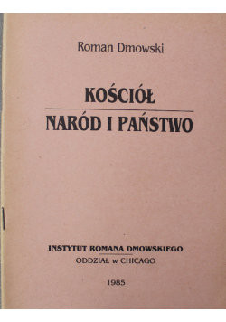 Kościół naród i państwo