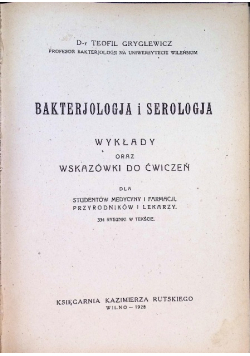 Bakteriologja i serologja, 1928 r.