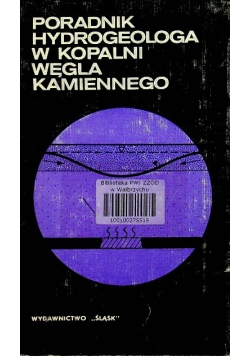 Poradnik hydrogeologa w kopalni węgla kamiennego
