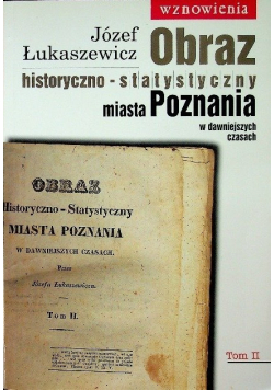 Obraz historyczno statystyczny miasta Poznania w dawniejszych czasachtom 2
