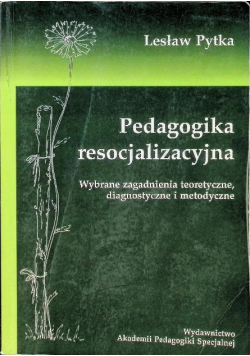Pedagogika resocjalizacyjna