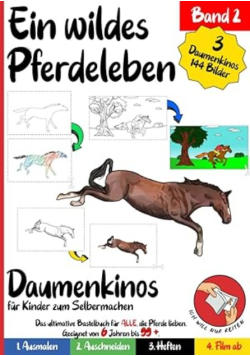 Pferde Daumenkino fur Kinder zum Selbermachen