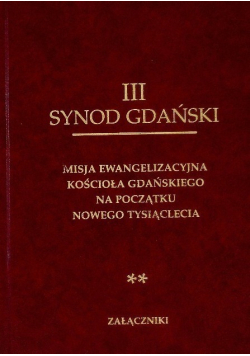 III Synod Gdański Tom II