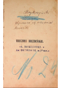 Wieczory drezdeńskie 1866 r.