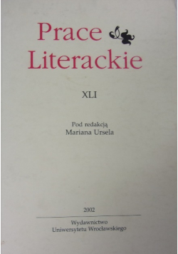 Prace literackie Tom XLI