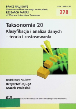 Taksonomia 20. Klasyfikacja i analiza danych - teoria i zastosowania