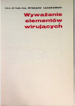 Wyważanie elementów wirujących