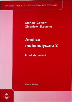 Analiza matematyczna 2 przykłady i zadania