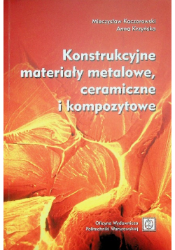 Materiały metalowe i ceramiczne i kompozytowe